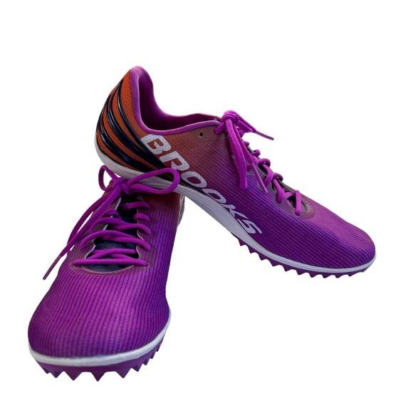 Brooks Mach 17 Spikeless Track & Field Lightweight Purple Running Shoes 9 NWOT - Picture 1 of 10